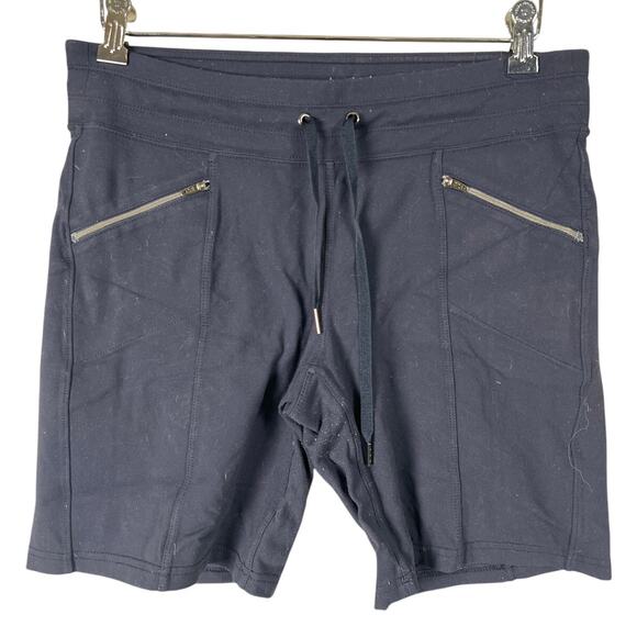 Athleta Size Medium Nylon Blue Shorts Women's Shorts - Picture 1 of 8